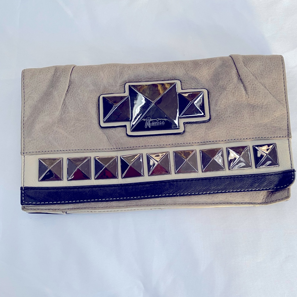 Marciano studded clutch.